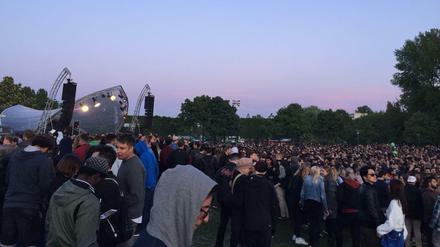 Entspannter Start: das Parkfest MaiGörli am Dienstagabend.