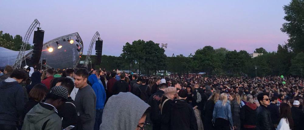 Entspannter Start: das Parkfest MaiGörli am Dienstagabend.