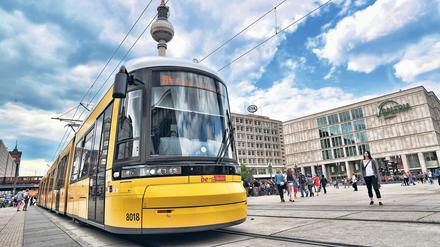 Hinterm Alexanderplatz geht's weiter - bislang aber nur in der Planung einer Streckenverlängerung zum Potsdamer Platz 