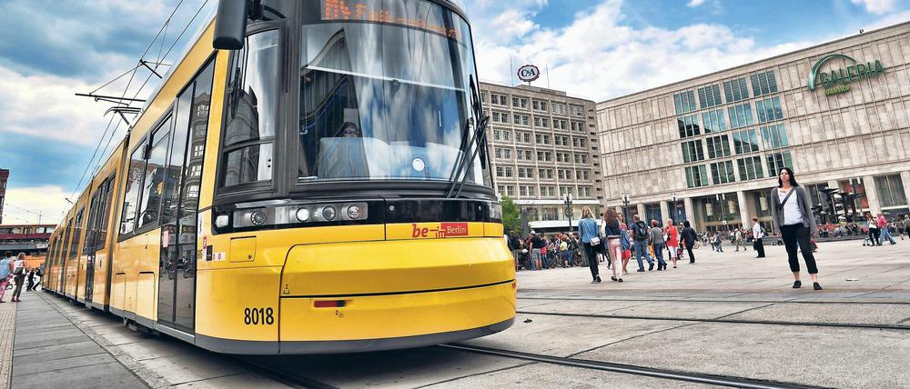 Hinterm Alexanderplatz geht's weiter - bislang aber nur in der Planung einer Streckenverlängerung zum Potsdamer Platz