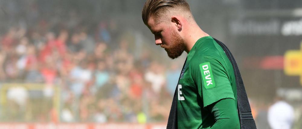Absteiger. Torwart Timo Horn und der 1. FC Köln müssen in die Zweite Liga.