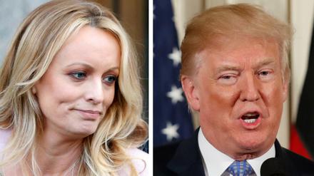 Stephanie Clifford und Donald Trump.