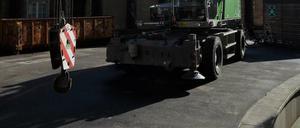 Genau austariert: Mittes geografischer Mittelpunkt ist eine Baustelle.