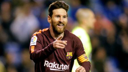 Meisterhaft. Lionel Messi schießt sein Team bei Deportivo de La Coruna zum nationalen Titel.