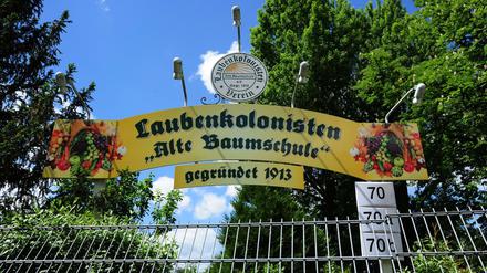 Kleingartenanlage in Berlin-Pankow.