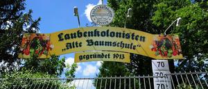 Kleingartenanlage in Berlin-Pankow.