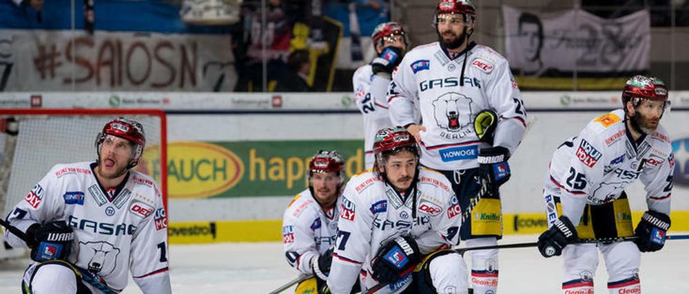 Finale verloren, Zukunft gewonnen? Die Eisbären nach dem 3:6 in Spiel sieben.