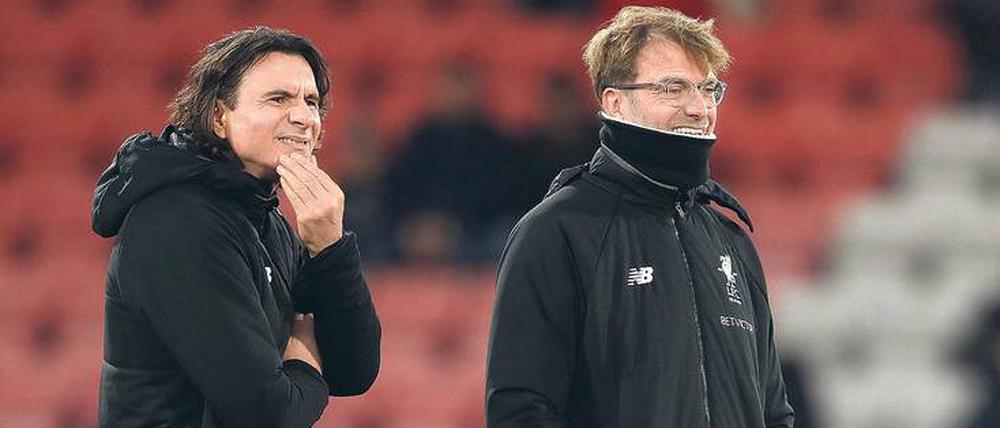 Seit 17 Jahren arbeitet Jürgen Klopp (rechts) mit Zeljko Buvac zusammen. In Mainz feierten sie den Bundesliga-Aufstieg, in Dortmund zwei Meisterschaften und den Pokalsieg.