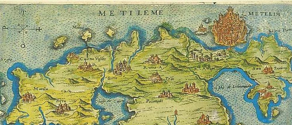 Die artenreiche Bucht Kolpos Kalloni im Süden der Insel Lesbos wurde zu Aristoteles’ Forschungsbasis. 