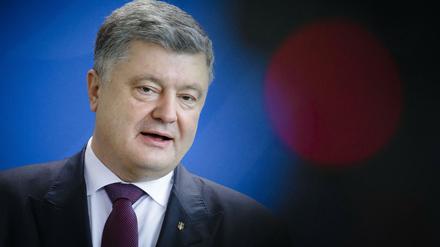 Petro Poroschenko, Präsident der Ukraine. 