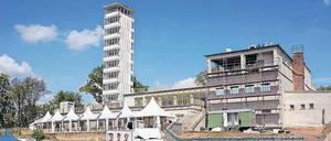 Na dann: hoch. Der Müggelturm.