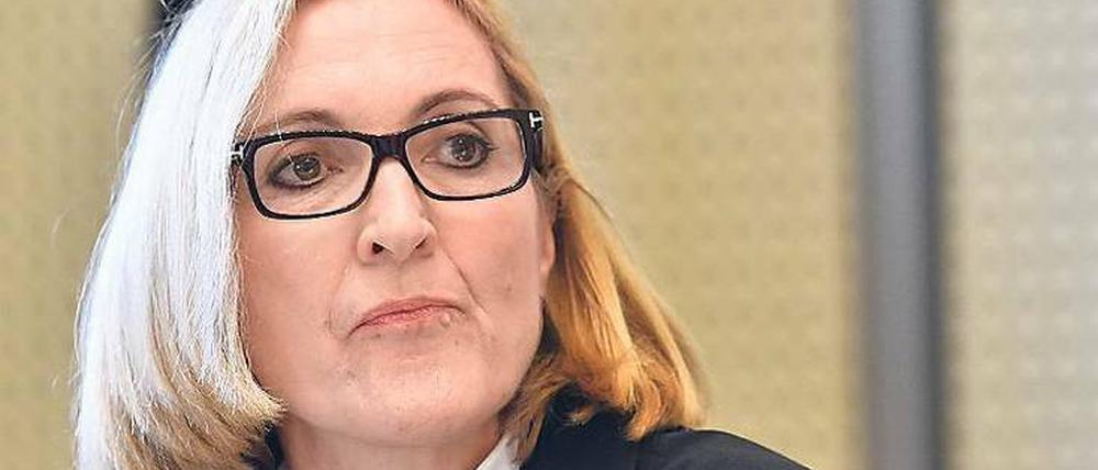 Margarete Koppers, als sie noch Polizeivizepräsidentin war. Inzwischen ist sie Generalstaatsanwältin.