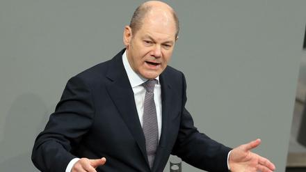 Bundesfinanzminister Olaf Scholz (SPD)