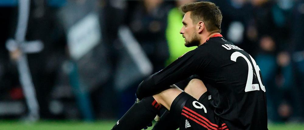 Untröstlich: Sven Ulreich nach dem Apfiff in Madrid.