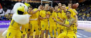 Haben Spaß in dieser Saison: Alba Berlin ist einer der Favoriten auf die Meisterschaft.