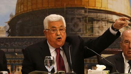 Palästinenserpräsident Mahmud Abbas.