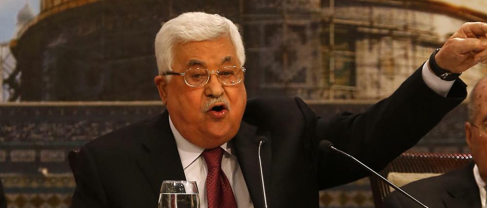 Palästinenserpräsident Mahmud Abbas.