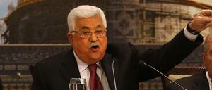 Palästinenserpräsident Mahmud Abbas.