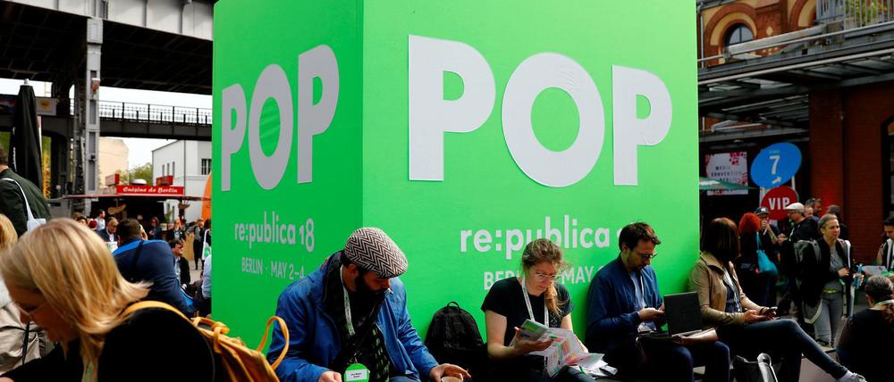 Pop - das Motto der re:publica 2018.