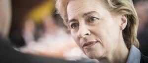 Verteidigungsministerin Ursula von der Leyen bei der Kabinettssitzung am Mittwoch.