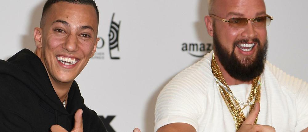 Die Rapper Kollegah (rechts) und Farid Bang