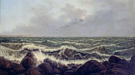 Carl Gustav Carus: „Brandung bei Rügen“, 1819. Der Arzt, Naturforscher und Philosoph malte als erster nur das Meer.
