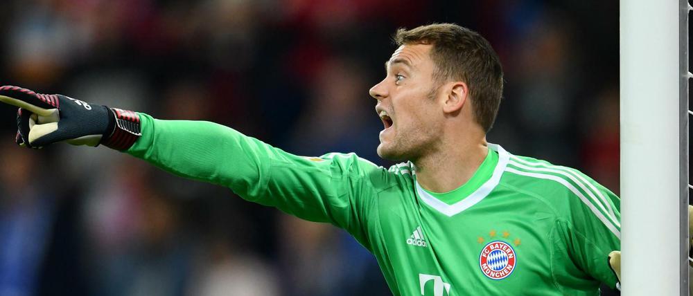 Da stand er noch im Tor: Manuel Neuer, hier bei einem Spiel gegen Hoffenheim im September 2017, hofft immer noch auf eine Rückkehr in dieser Saison.