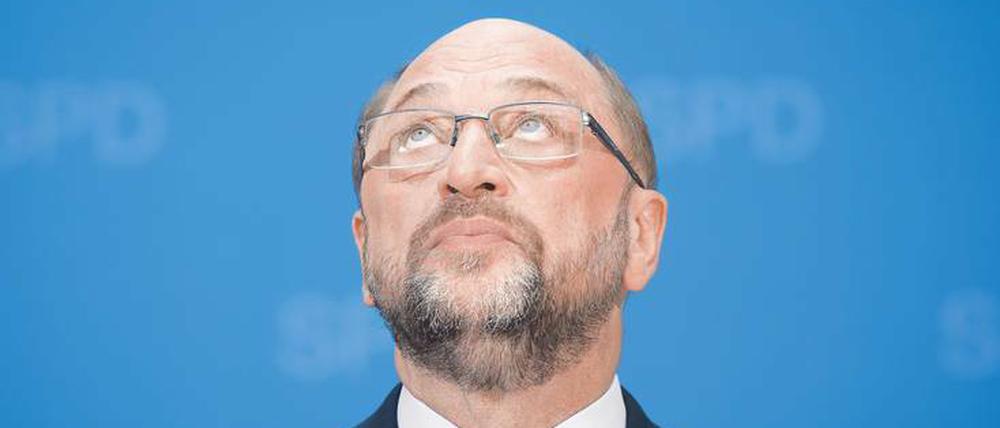 Höhere Ziele? Zurzeit ist der ehemalige Kanzlerkandidat Martin Schulz (SPD) nur ein einfacher Bundestagsabgeordneter.