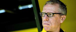Hatte nicht viel zu lachen in letzter Zeit: Peter Stöger wird nach dieser Saison wohl den Hut nehmen, heißt es aus Spielerkreisen.