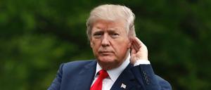 US-Präsident Donald Trump im Mai im Garten des Weißen Hauses.