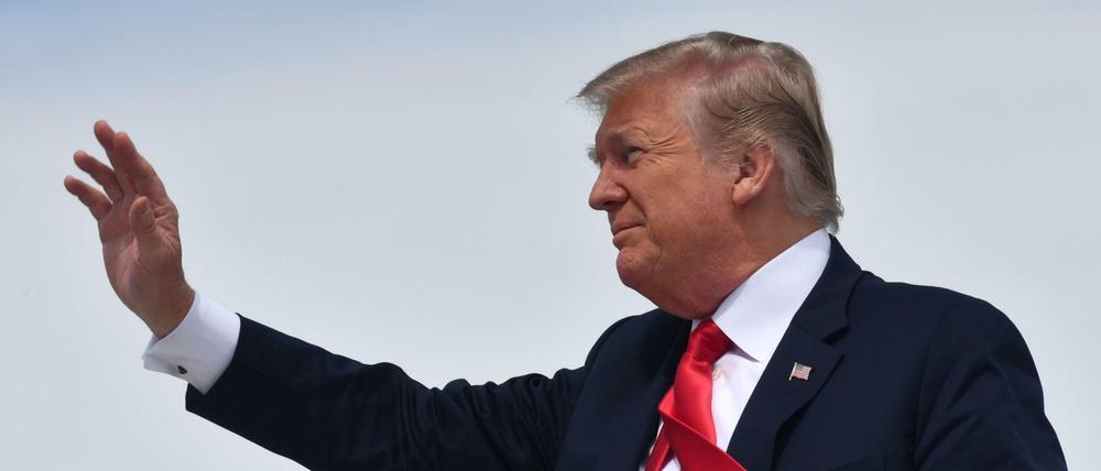 Reist nicht zur Botschaftseinweihung nach Jerusalem: Donald Trump. 