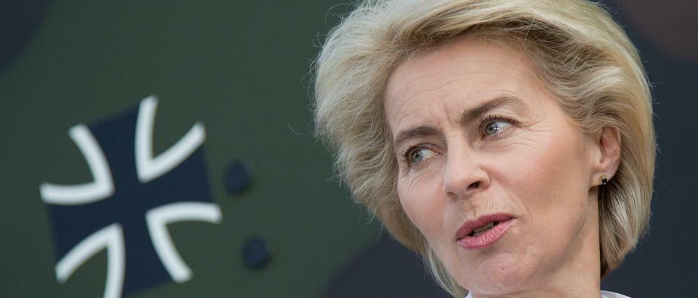 Bundesverteidigungsministerin Ursula von der Leyen (CDU).