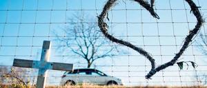 Stilles Gedenken an einen Verkehrstoten 