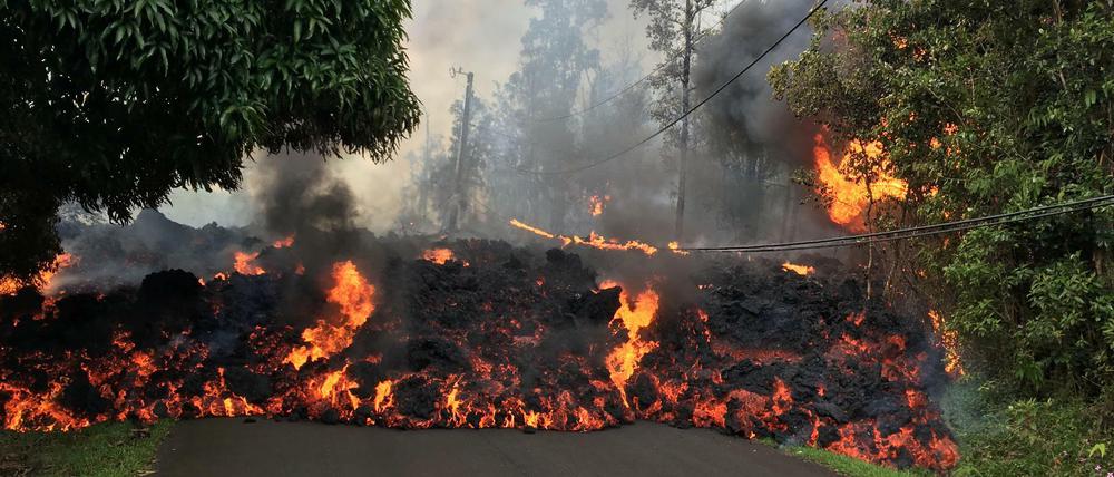 Der Ausbruch des Kilauea hatte nach Angaben der US-Erdbebenwarte USGS am 30. April begonnen.
