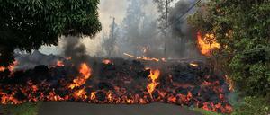 Der Ausbruch des Kilauea hatte nach Angaben der US-Erdbebenwarte USGS am 30. April begonnen. 