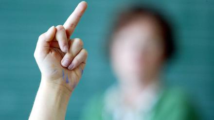 Und jetzt? Lehrer fühlen sich anonymen Beschimpfungen ausgeliefert.