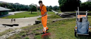 Der Görlitzer Park wird schon seit zwei Jahren vom BSR gereinigt.