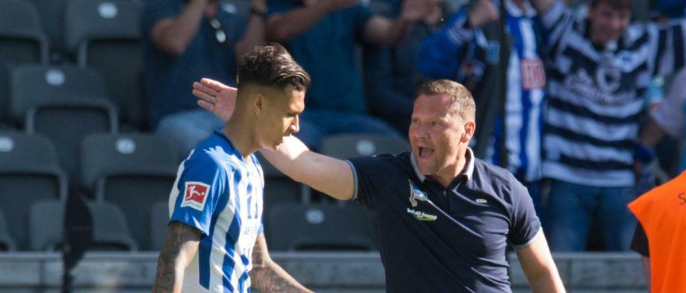 Herthas Trainer Pal Dardai wehrt sich gegen eine zu negative Bewertung der Saison - auch wenn er mit den letzten Spielen wie am Samstag gegen Augsburg nicht zufrieden war.