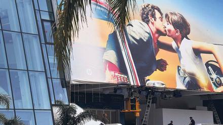 Das offizielle Festival-Plakat ist dieser Tage überall in Cannes zu sehen.