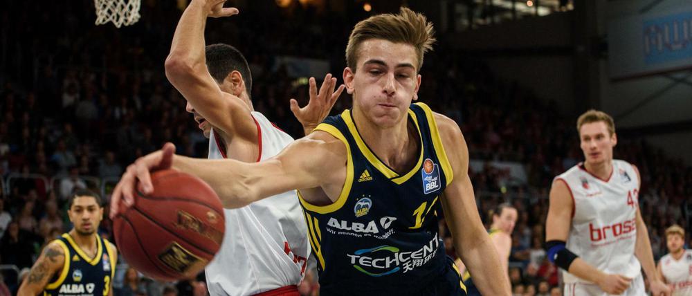 Hochveranlagt. Albas Tim Schneider (am Ball) will in den Play-offs glänzen - wie auch Jonas Mattisseck und Franz Wagner.