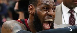 Große Klappe. Aber auch viel dahinter. Basketballstar LeBron James, Anführer der Cavs.