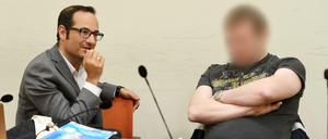 Holger G. (rechts) und sein Anwalt Pajam Rokni-Yazdi. 
