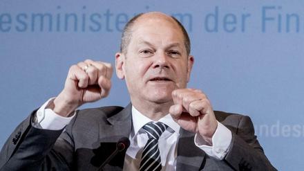 Bundesfinanzminister Olaf Scholz (SPD).