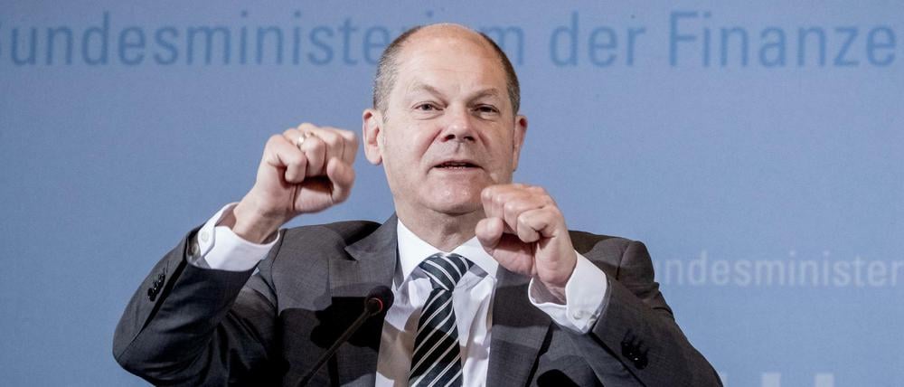 Bundesfinanzminister Olaf Scholz (SPD).