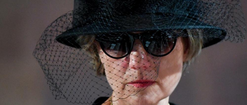 Maike Kohl-Richter bei der Trauerfeier für den verstorbenen Altkanzler Helmut Kohl im Dom zu Speyer.