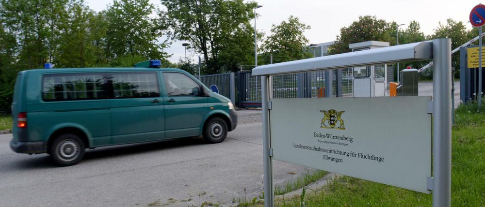 Die Landeserstaufnahmeeinrichtung für Flüchtlinge (LEA) im baden-württembergischen Ellwangen.