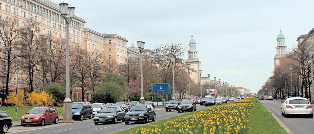 Eine Berliner Berühmtheit: die Karl-Marx-Allee.