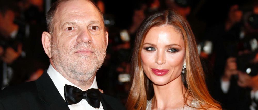 Filmproduzent Harvey Weinstein und seine Frau Georgina Chapman.