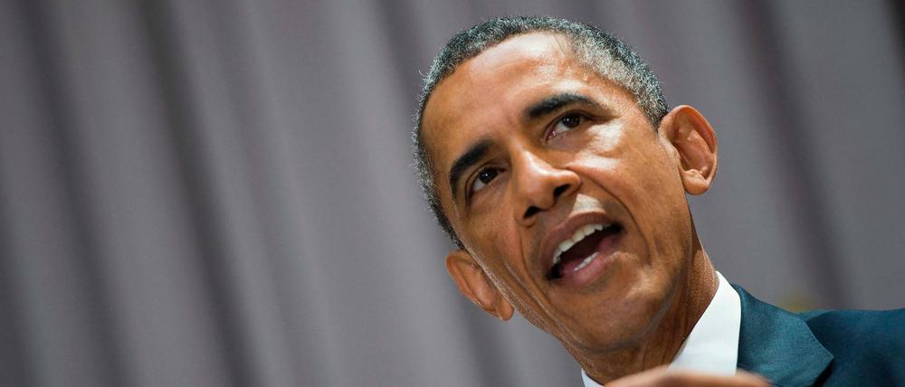 Als er noch im Amt war: Barack Obama im August 2015 bei einer Rede in Washington.