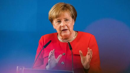 Bundeskanzlerin Angela Merkel (CDU). 